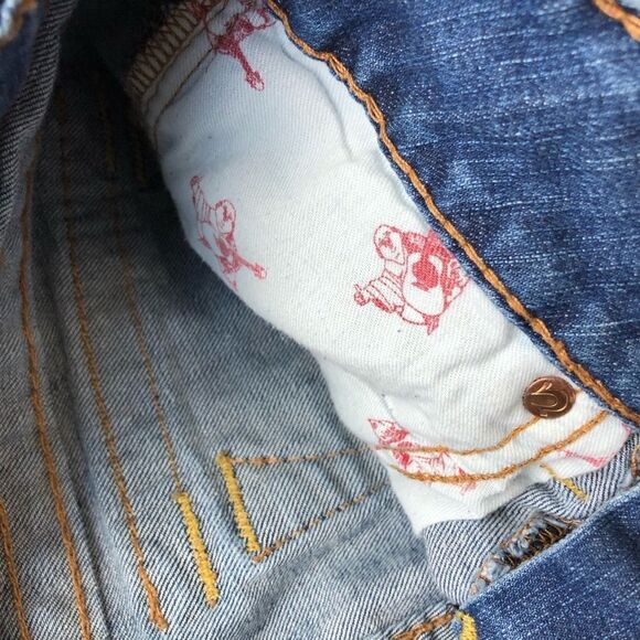 True Religion Flap Pocket Cropped Denim Jeans - Women’s 25 - Picture 7 of 10